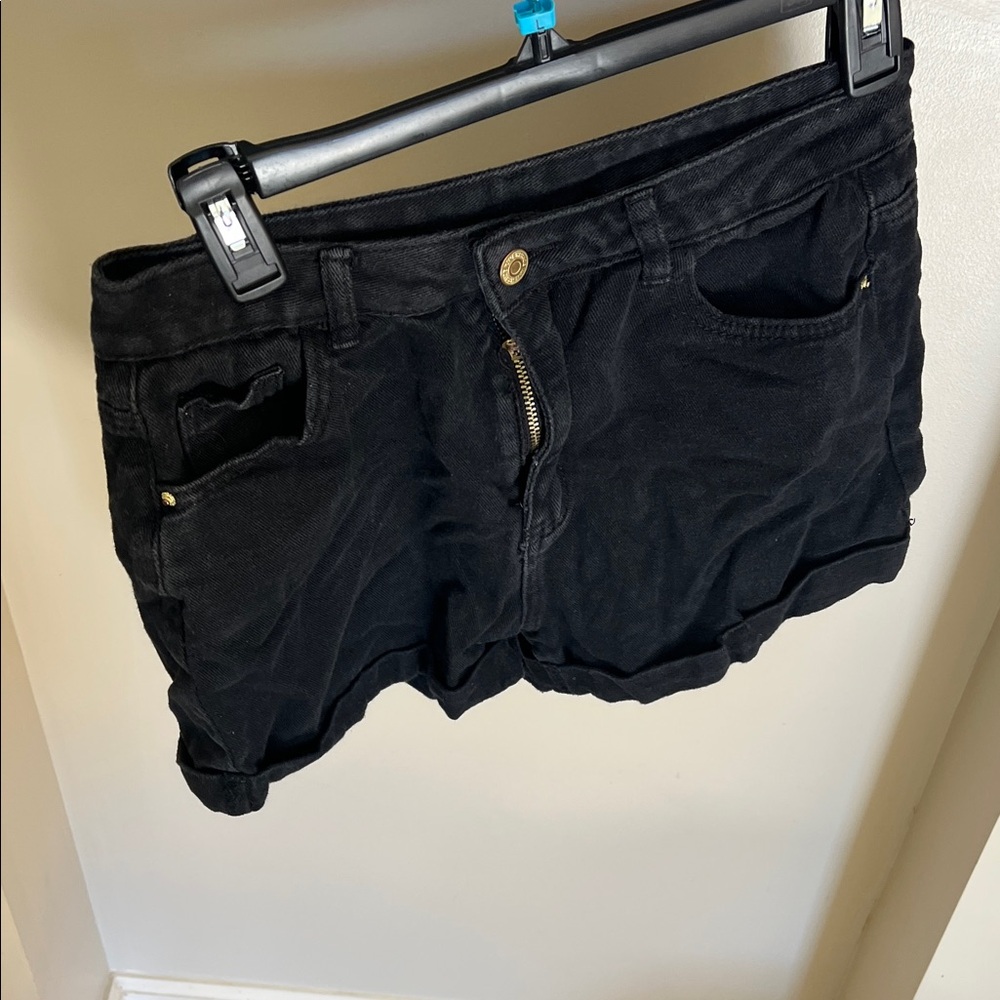 SHEIN Black Jean Shorts for Women